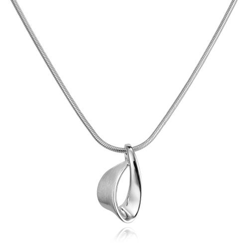 Silver Ribbon Pendant